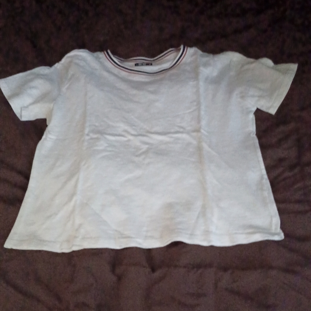 Plain White Crop Top